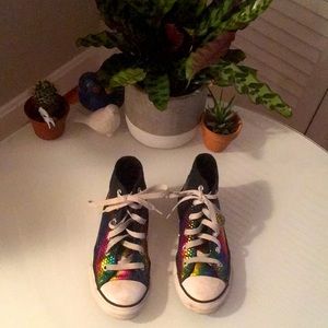 Children’s converse all-star, rainbow￼🌈